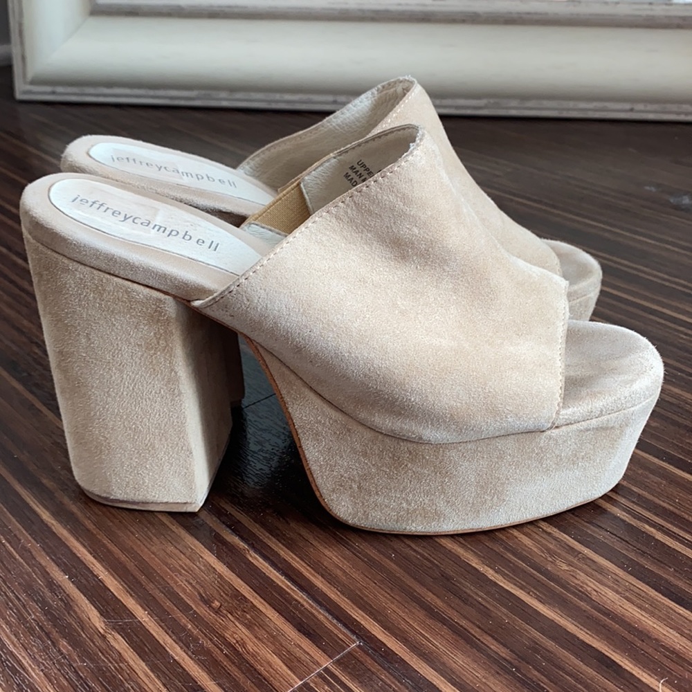 Jeffery Campbell Suede Platforms